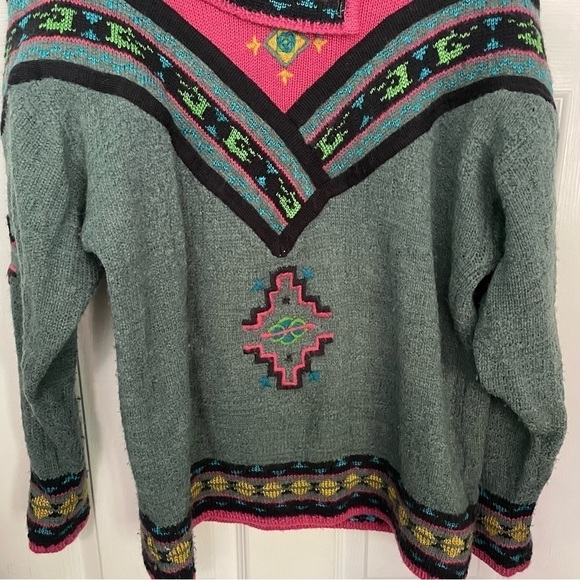 VINTAGE HEAD Sportswear Wool Retro Pullover Cozy Sweater Medium - Picture 8 of 8